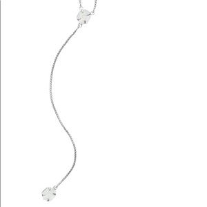 Kendra Scott drop necklace with two stones